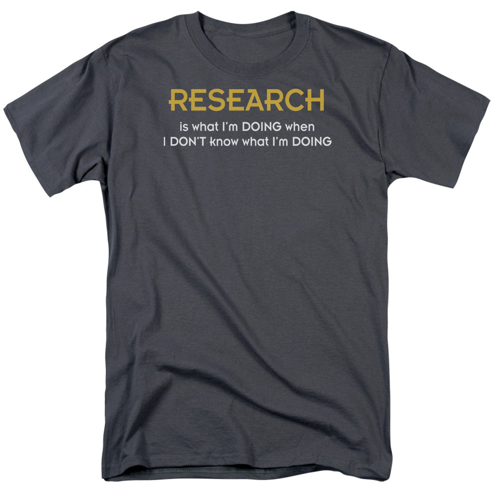 Research - Short Sleeve Adult 18 - 1 - Charcoal T-shirt