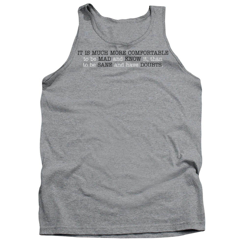 Mad And Know It - Adult Tank - Athletic Heather