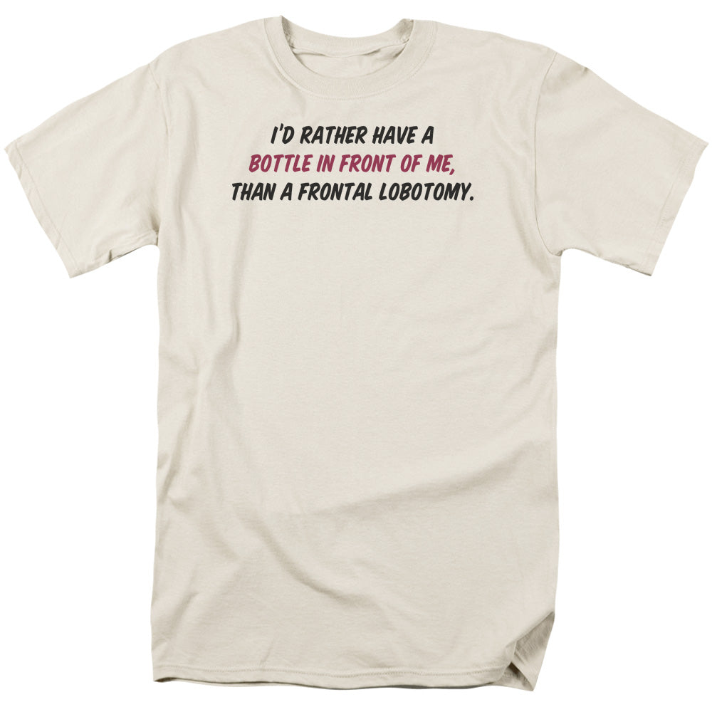 Frontal Lobotamy - Short Sleeve Adult 18 - 1 - Cream T-shirt