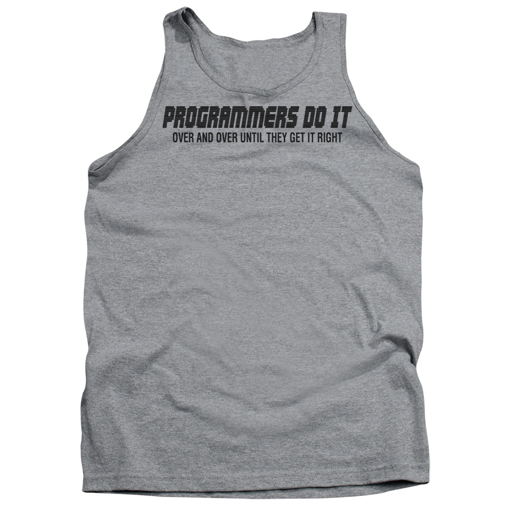 Programmers Do It - Adult Tank - Athletic Heather