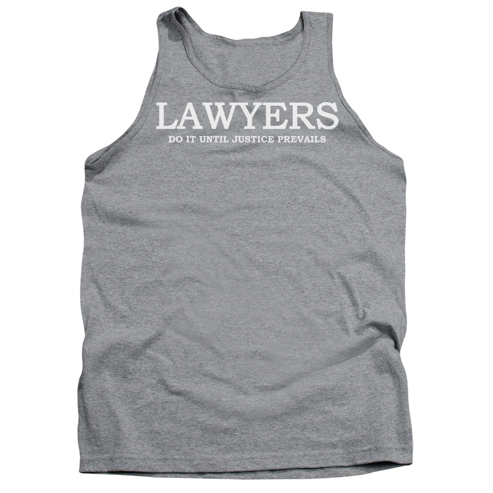 Lawyers Do It Justice - Adult Tank - Athletic Heather