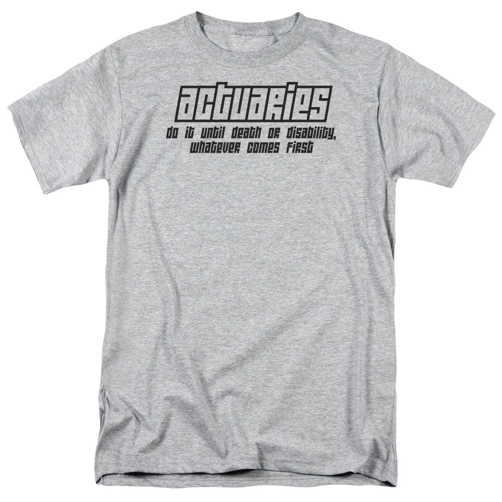 Actuaries Do It - Short Sleeve Adult 18 - 1 - Athletic Heather T-shirt