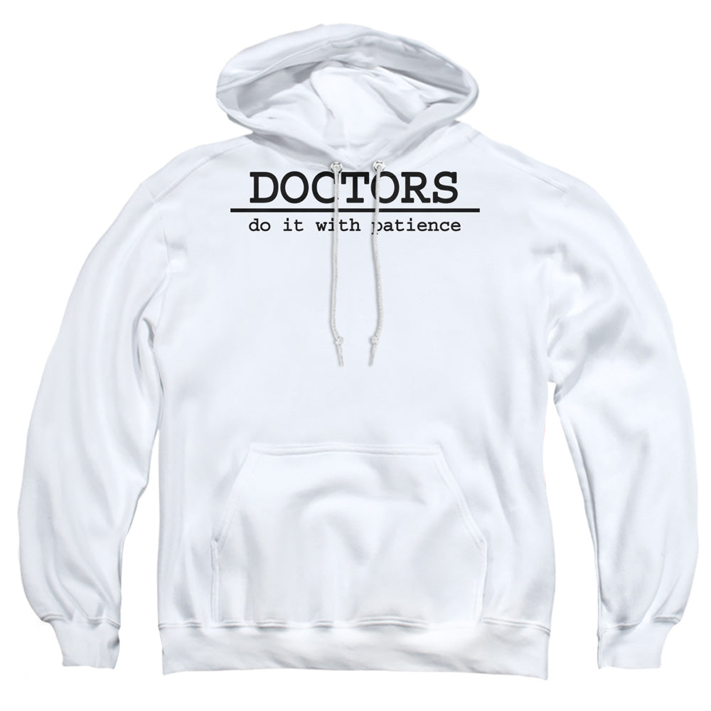 Doctors Do It - Adult Pull-over Hoodie - White