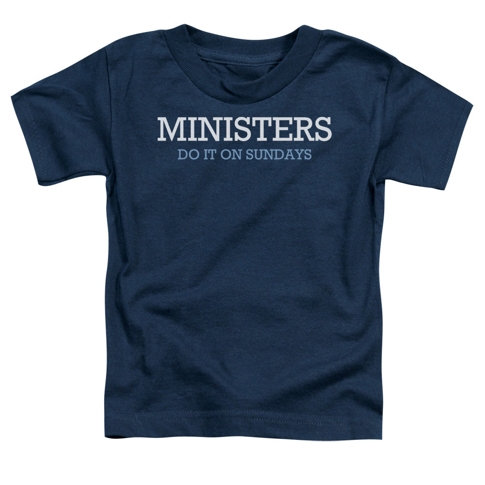 Ministers Do It - Short Sleeve Toddler Tee - Navy T-shirt