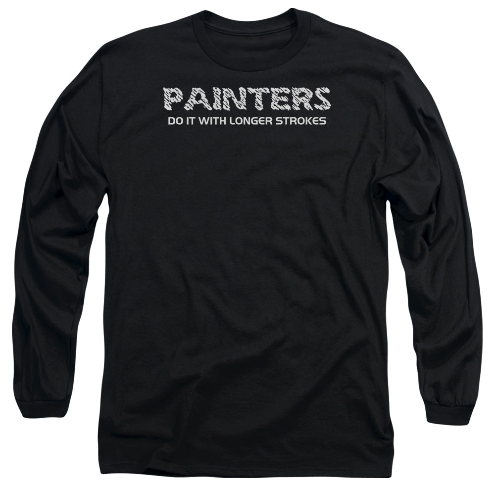 Painters Do It - Long Sleeve Adult 18 - 1 - Black T-shirt