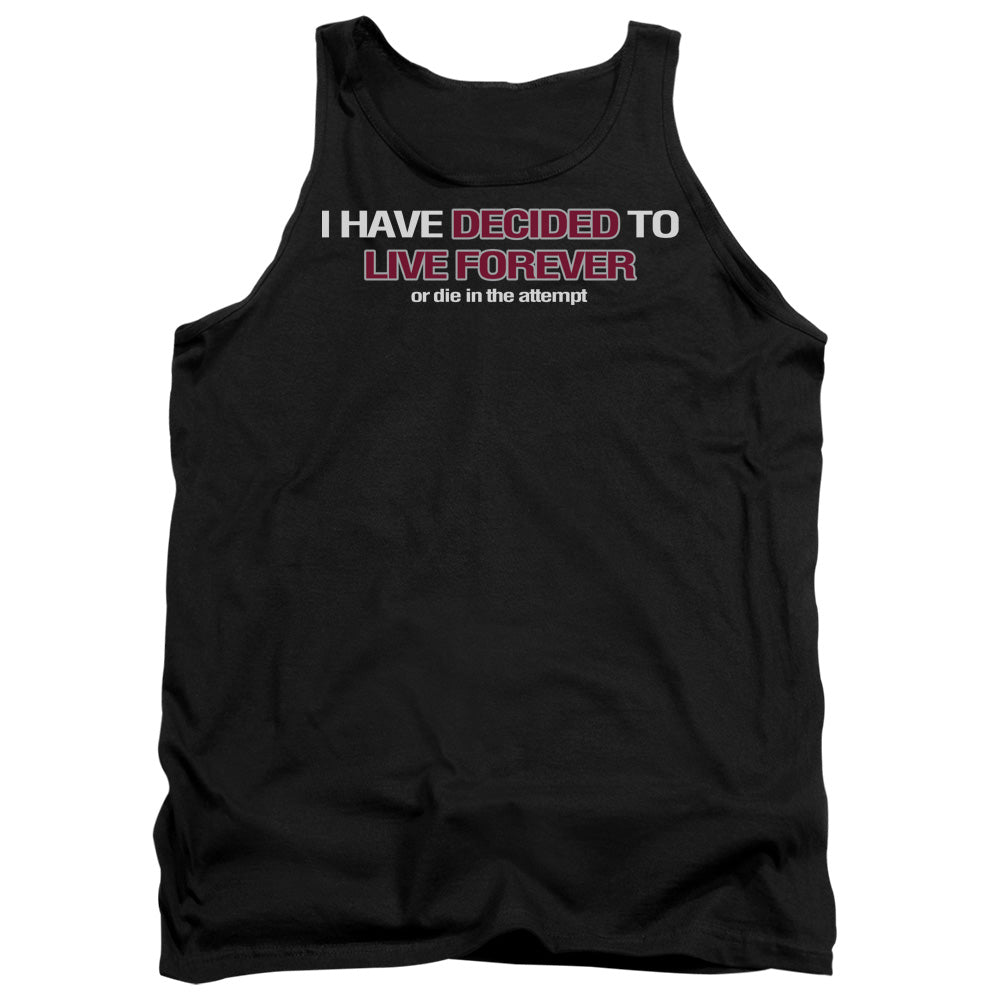 Live Forever - Adult Tank - Black