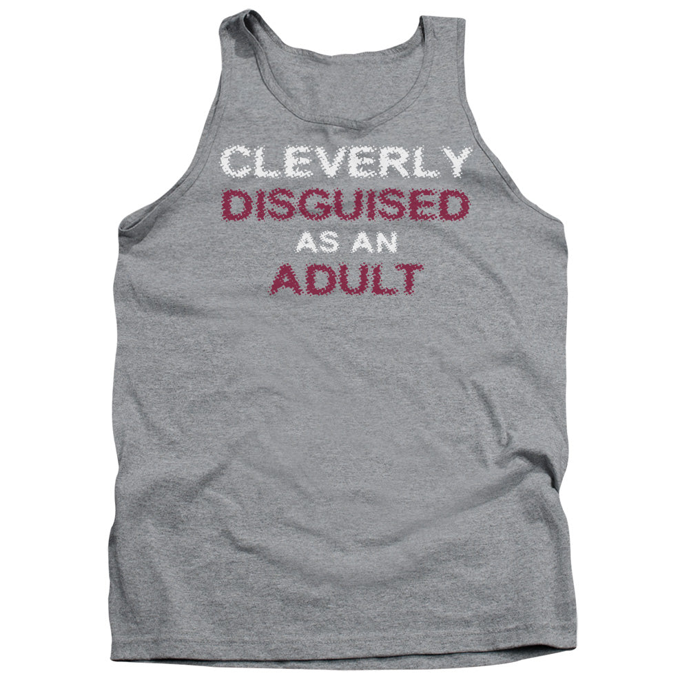 Cleverly Disguised - Adult Tank - Athletic Heather