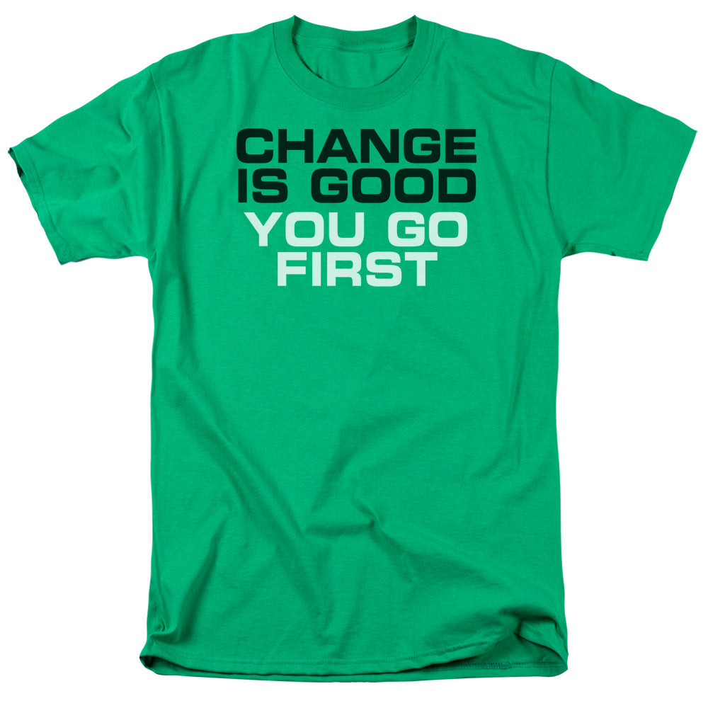 Change Is Good - Short Sleeve Adult 18 - 1 - Kelly Green T-shirt