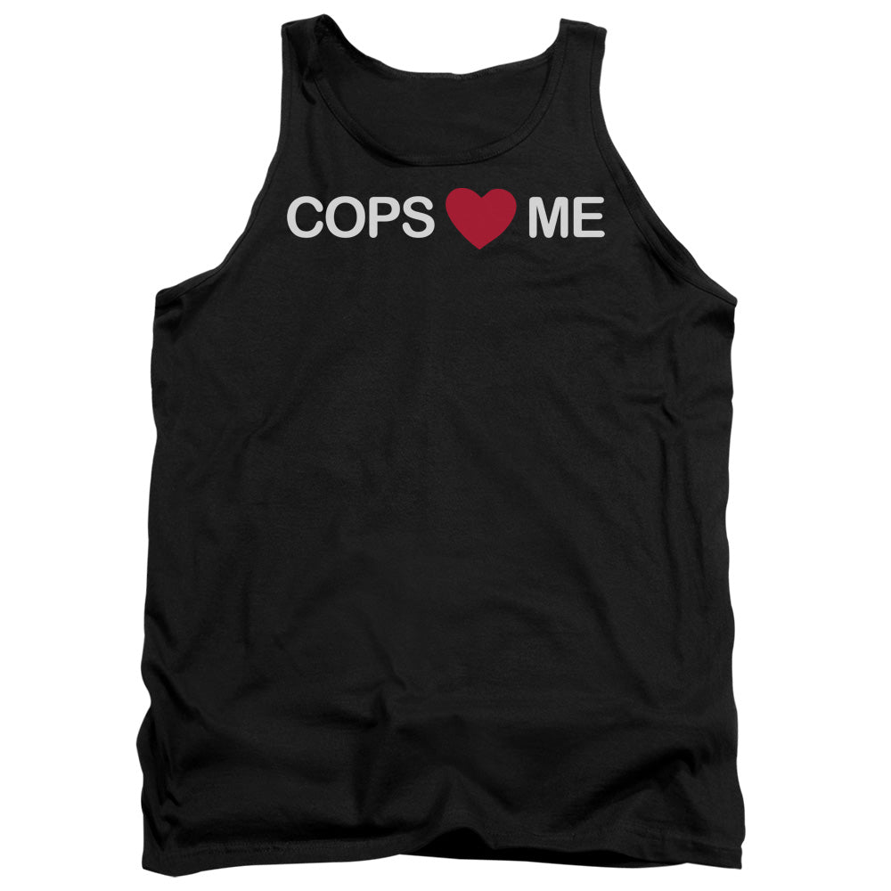 Cops Love Me - Adult Tank - Black