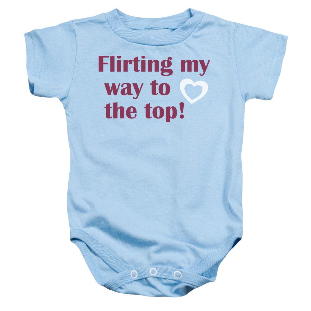 Flirting - Infant Snapsuit - Light Blue