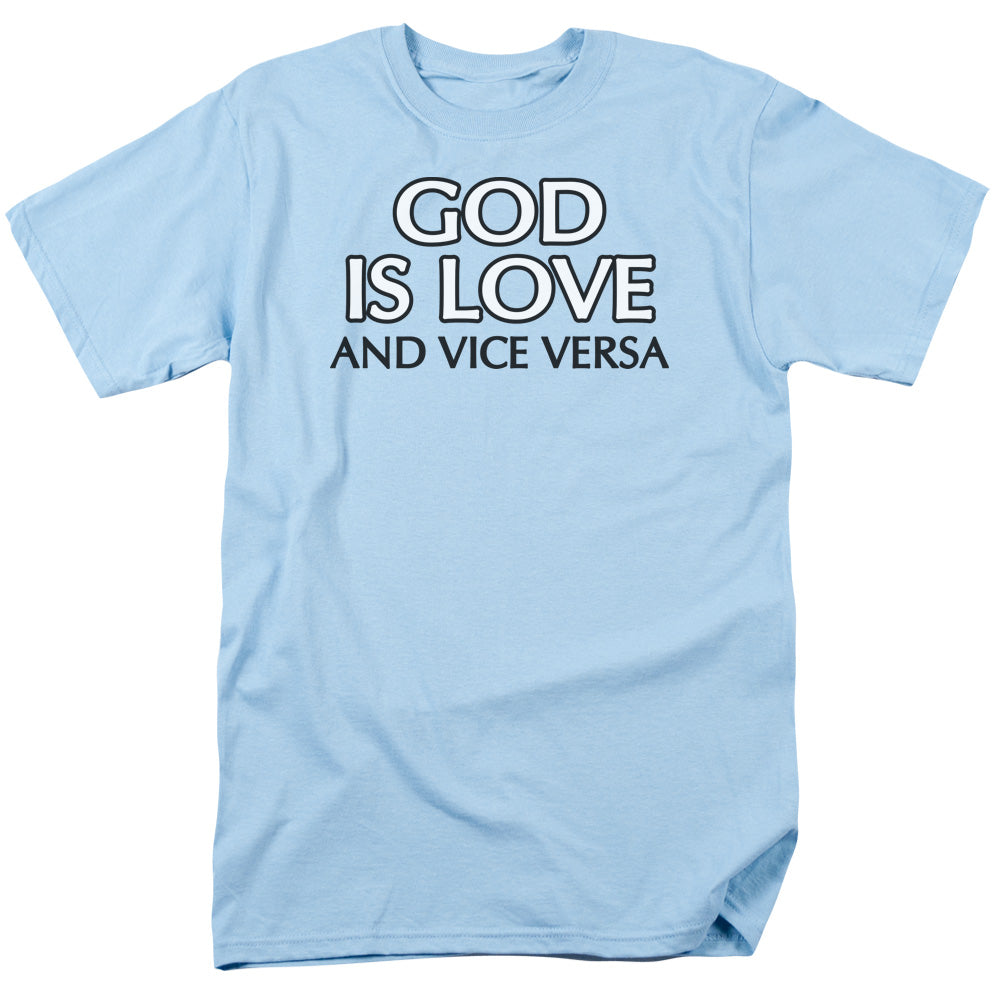 God Is Love - Short Sleeve Adult 18 - 1 - Light Blue T-shirt