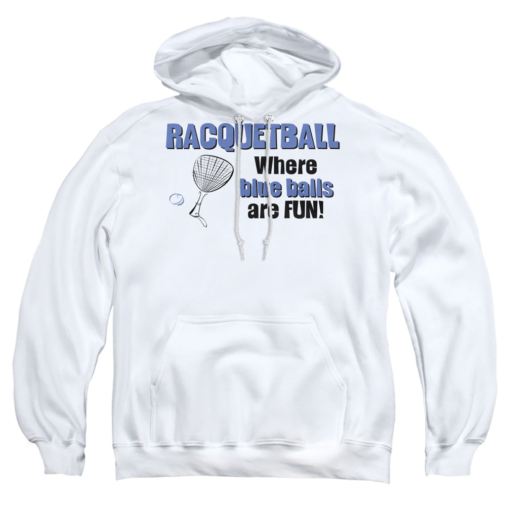 Racquetball - Adult Pull-over Hoodie - White