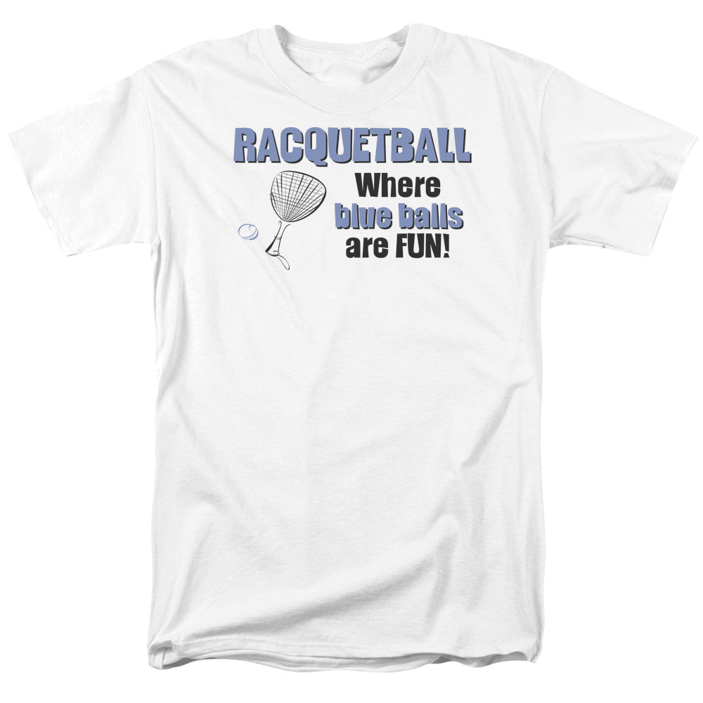 Racquetball - Short Sleeve Adult 18 - 1 - White T-shirt
