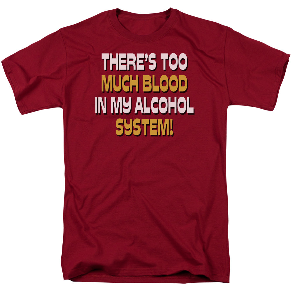 Alcohol System - Short Sleeve Adult 18 - 1 - Cardinal T-shirt