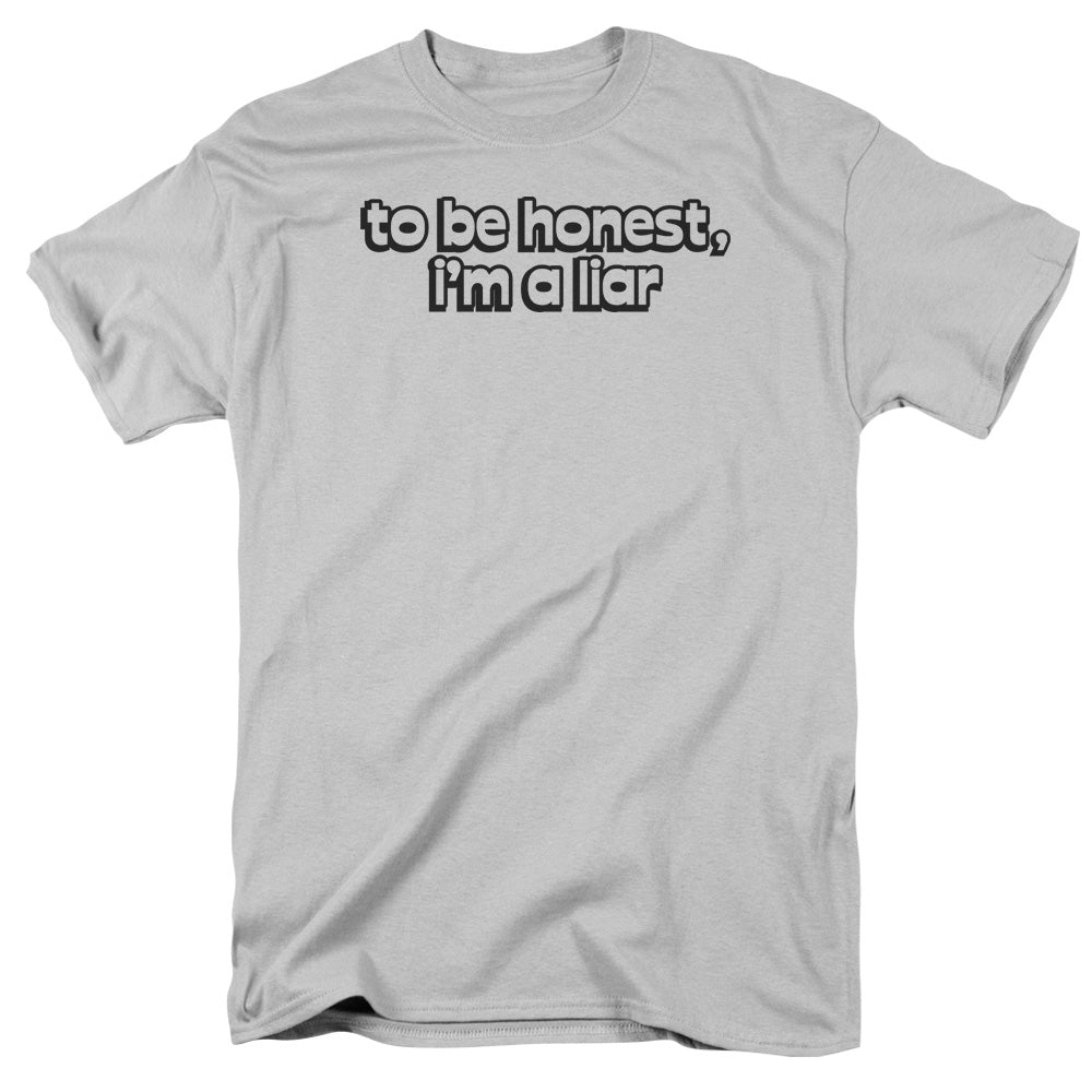 To Be Honest - Short Sleeve Adult 18 - 1 - Silver T-shirt