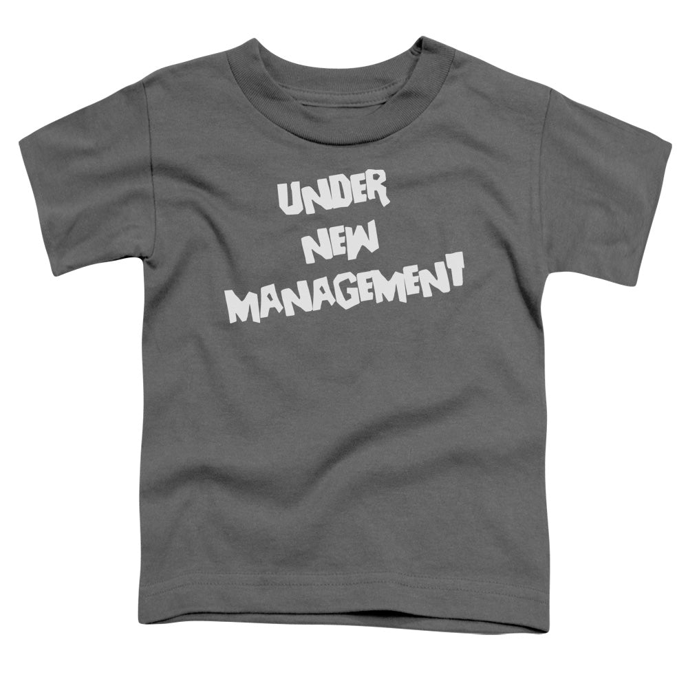 New Management - Short Sleeve Toddler Tee - Charcoal T-shirt