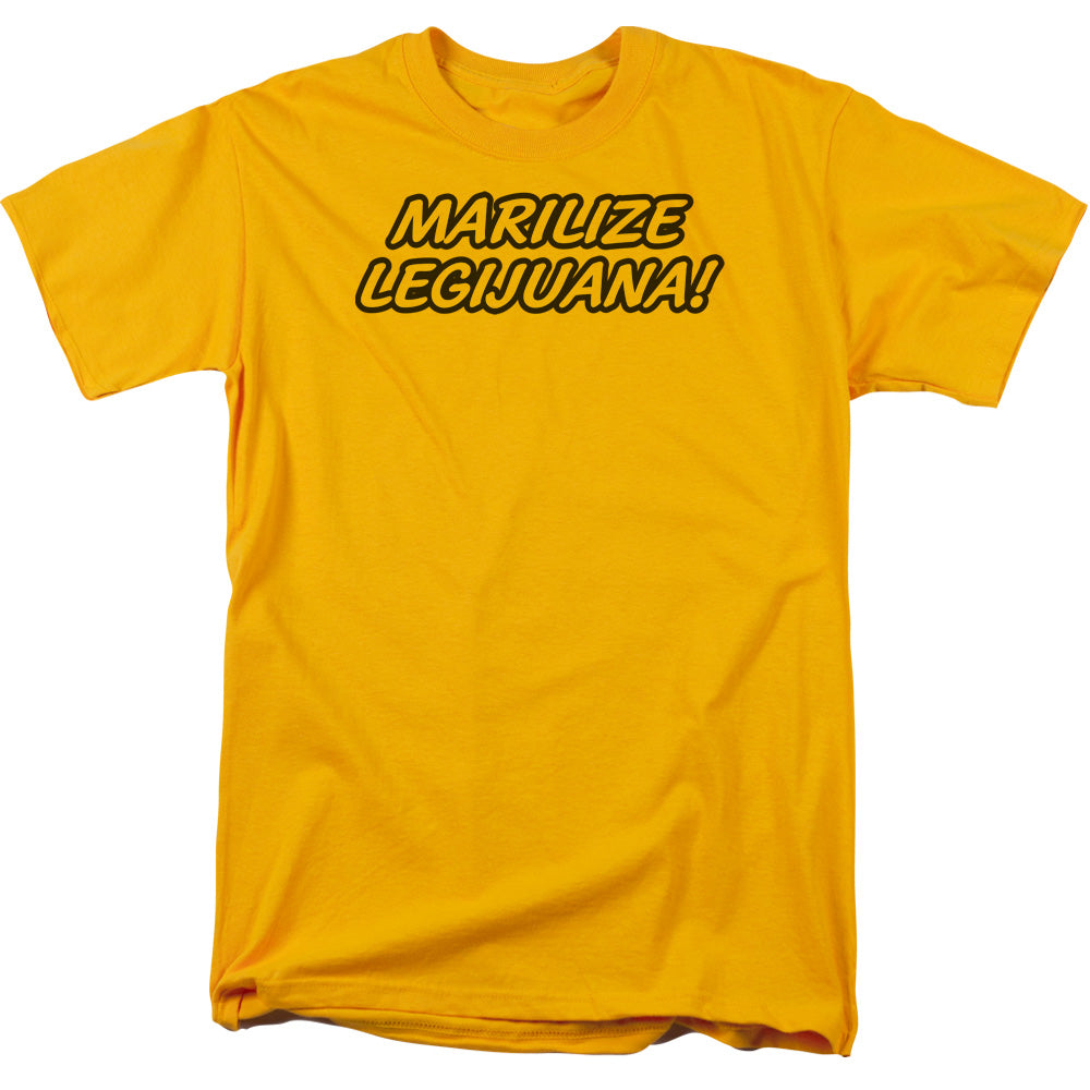 Marilize Legijuana - Short Sleeve Adult 18 - 1 - Gold T-shirt