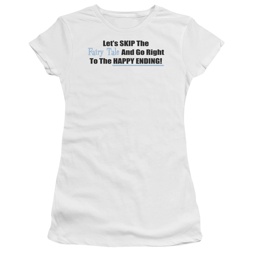 Skip Fairy Tale - Short Sleeve Junior Sheer - White T-shirt