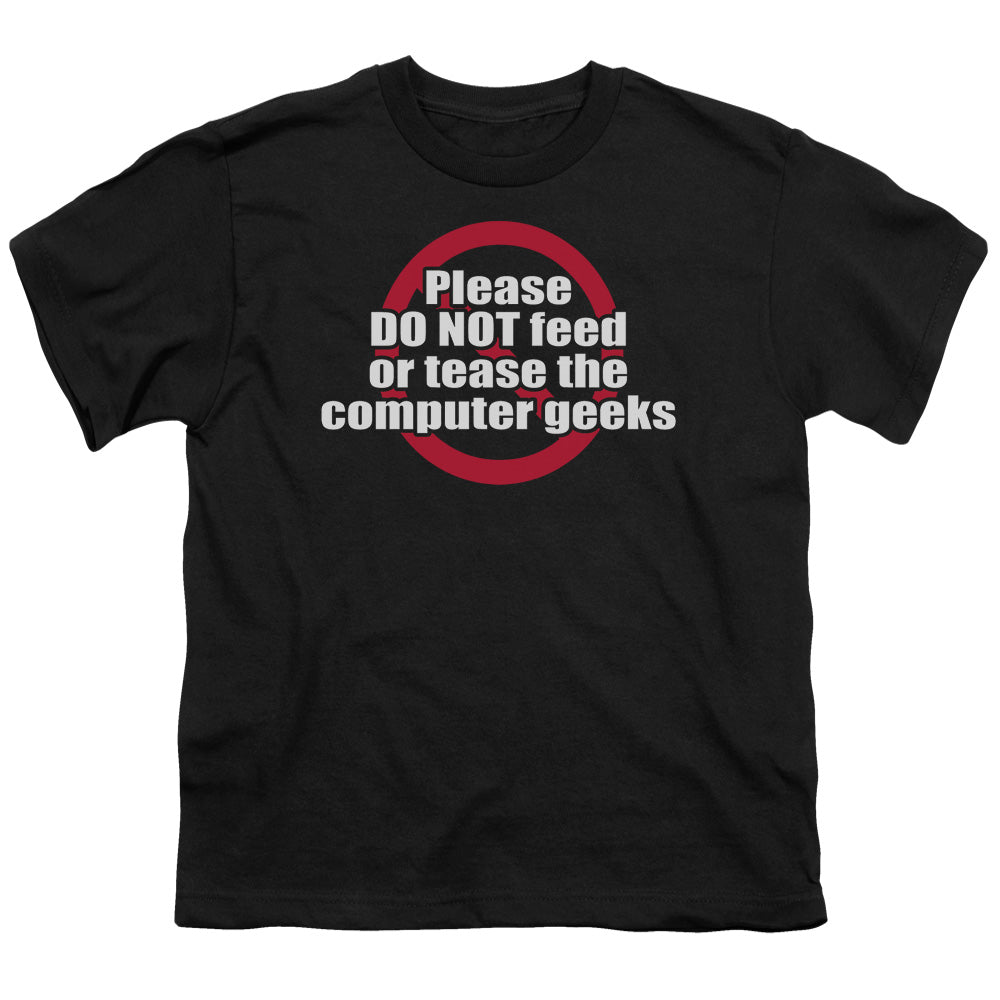 Computer Geeks - Short Sleeve Youth 18 - 1 - Black T-shirt