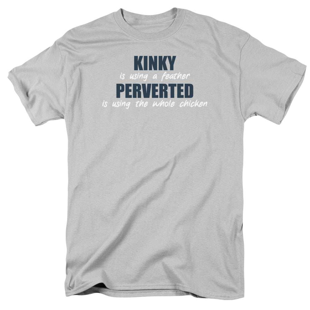 Kinky Perverted - Short Sleeve Adult 18 - 1 - Silver T-shirt