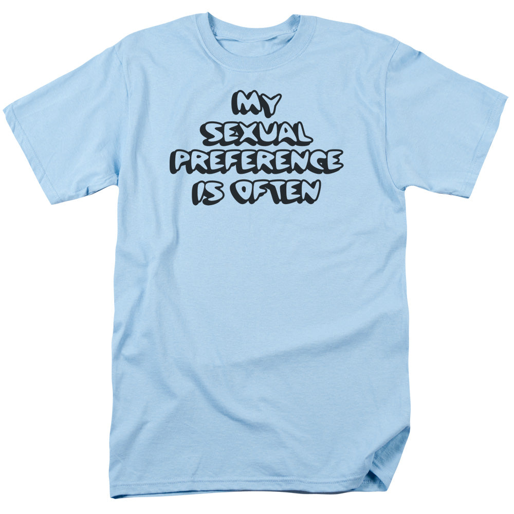 Sexual Preference - Short Sleeve Adult 18 - 1 - Light Blue T-shirt