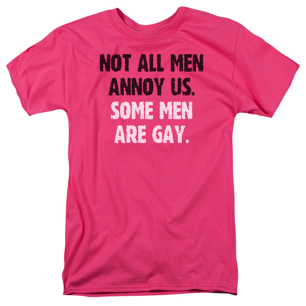 Not All Men - Short Sleeve Adult 18 - 1 - Hot Pink T-shirt