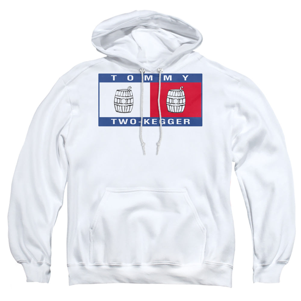 Tommy Twokegger - Adult Pull-over Hoodie - White