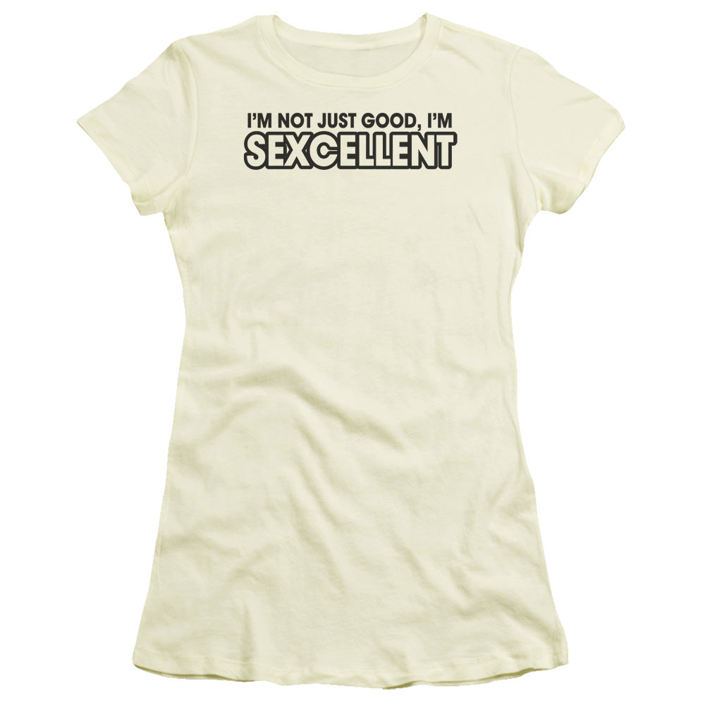Sexcellent - Short Sleeve Junior Sheer - Cream T-shirt