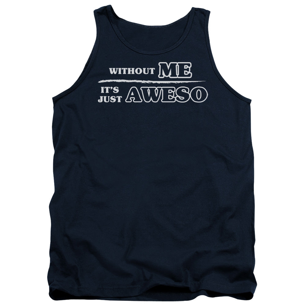 Just Aweso - Adult Tank - Navy