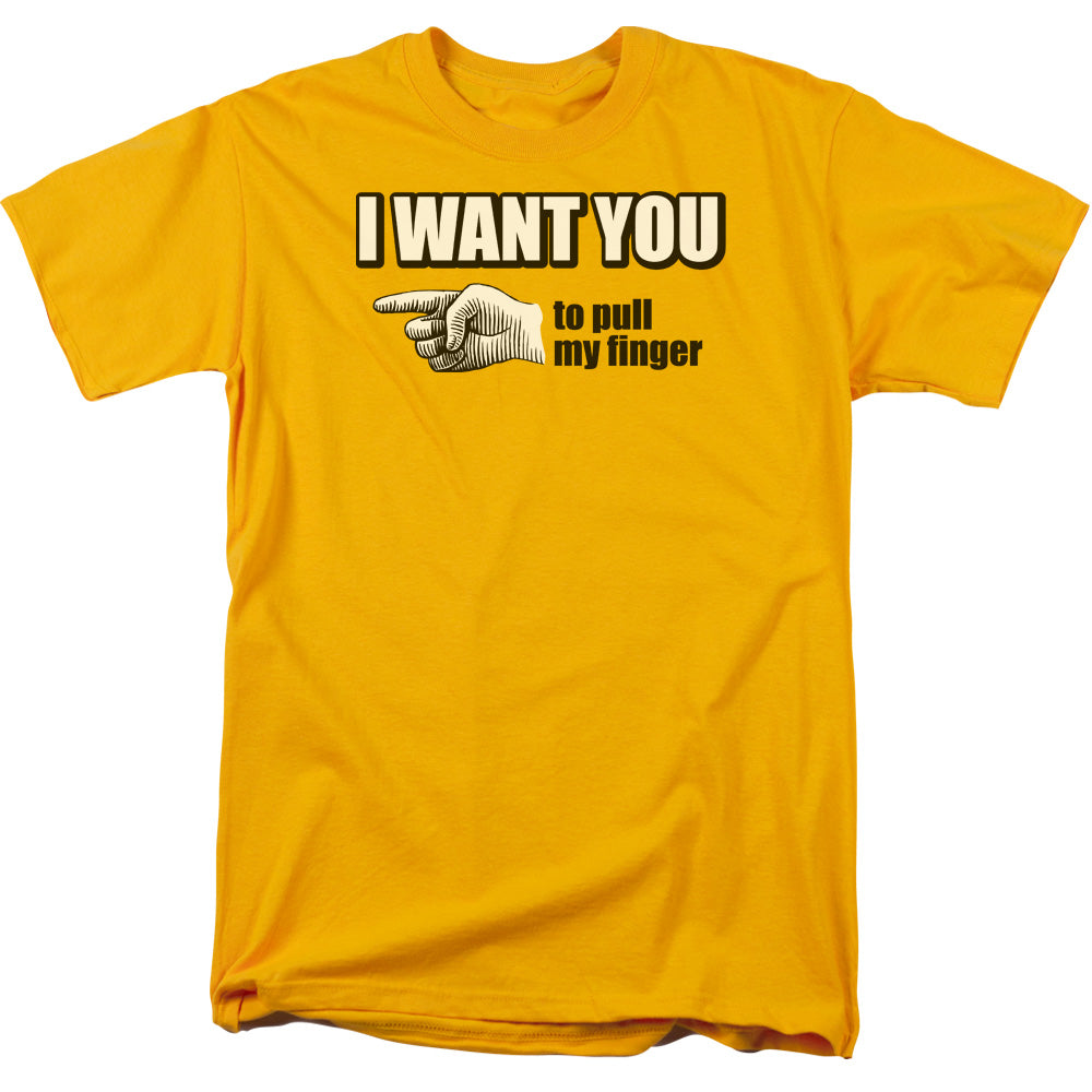 I Want You - Short Sleeve Adult 18 - 1 - Gold T-shirt