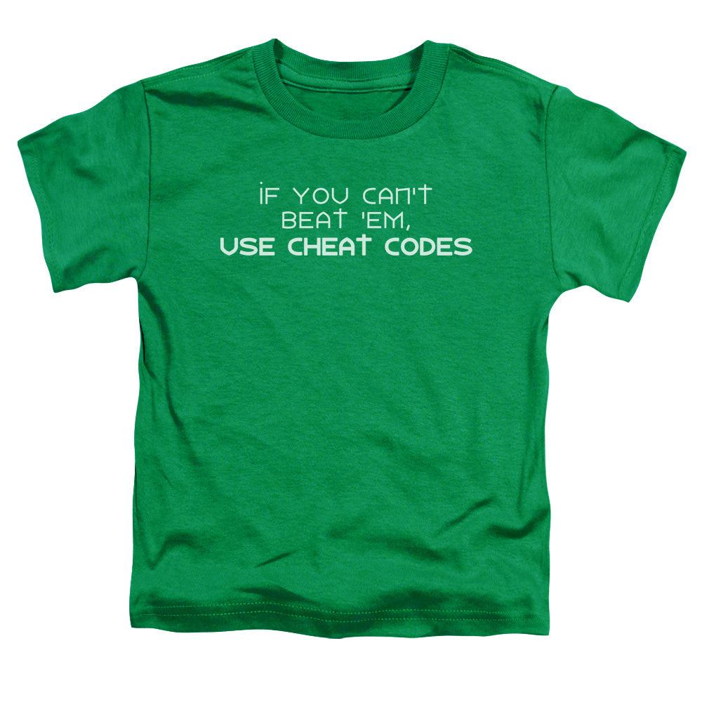 Cheat Codes - Short Sleeve Toddler Tee - Kelly Green T-shirt