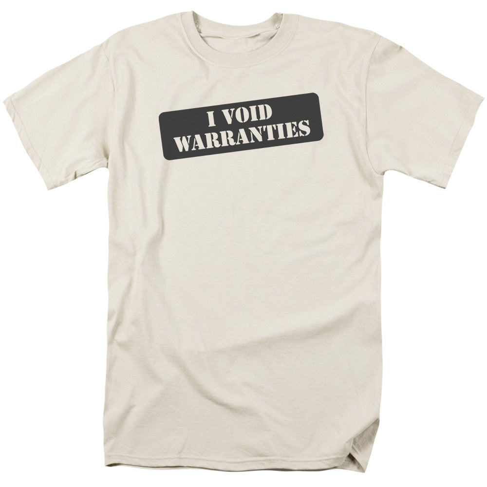 I Void Warranties - Short Sleeve Adult 18 - 1 - Cream T-shirt