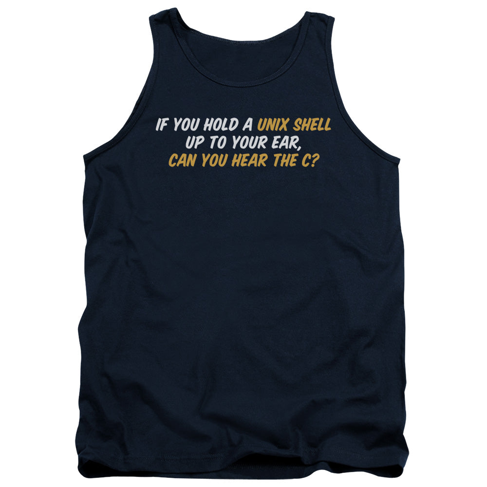 Unix Shell - Adult Tank - Navy