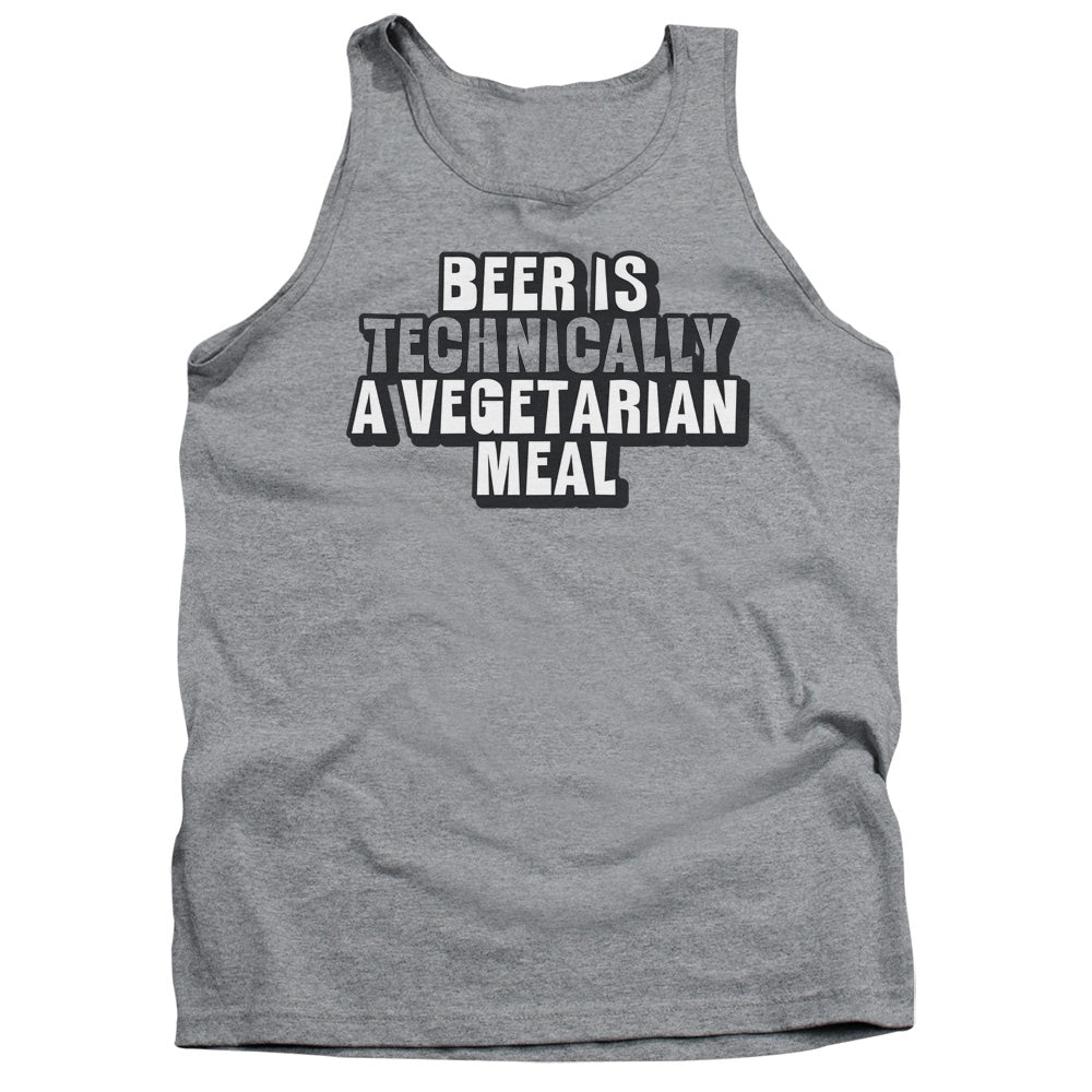 Beer Vegetarian - Adult Tank - Athletic Heather