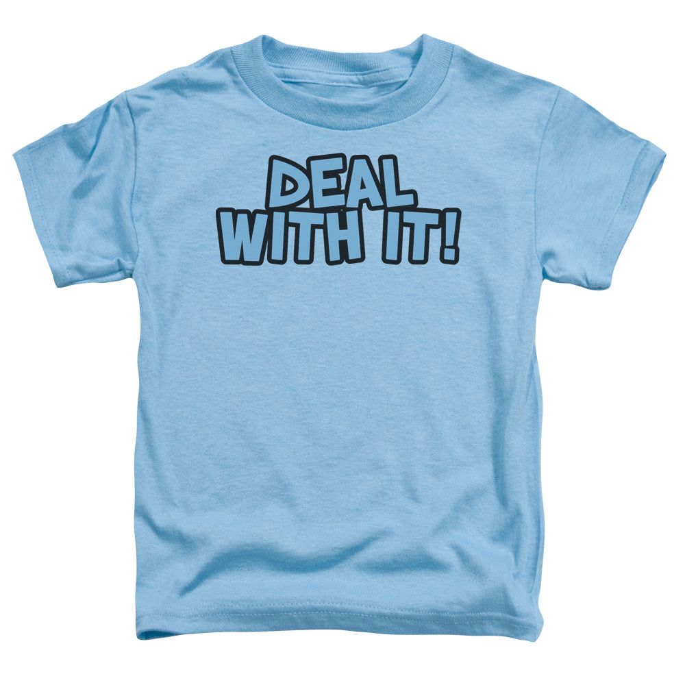 Deal With It - Short Sleeve Toddler Tee - Carolina Blue T-shirt