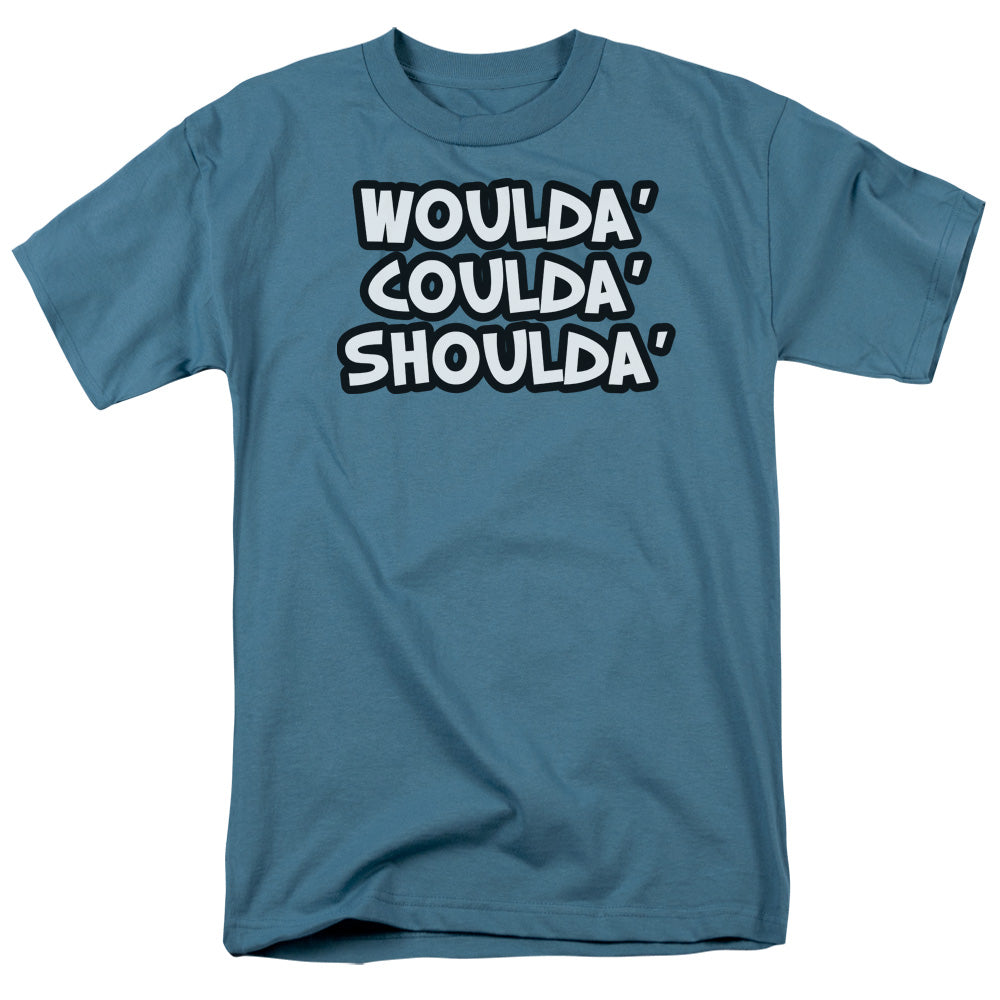 Woulda Coulda - Short Sleeve Adult 18 - 1 - Slate T-shirt