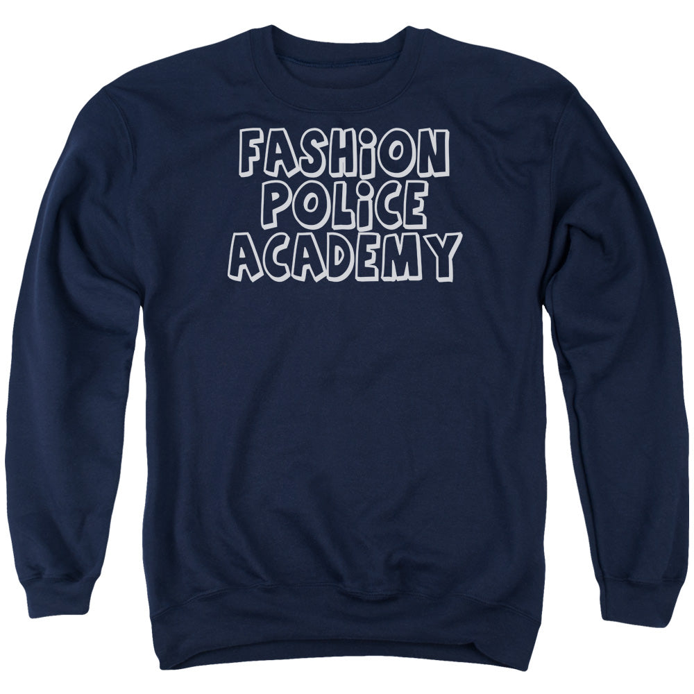 Fashion Police - Adult Crewneck Sweatshirt - Navy