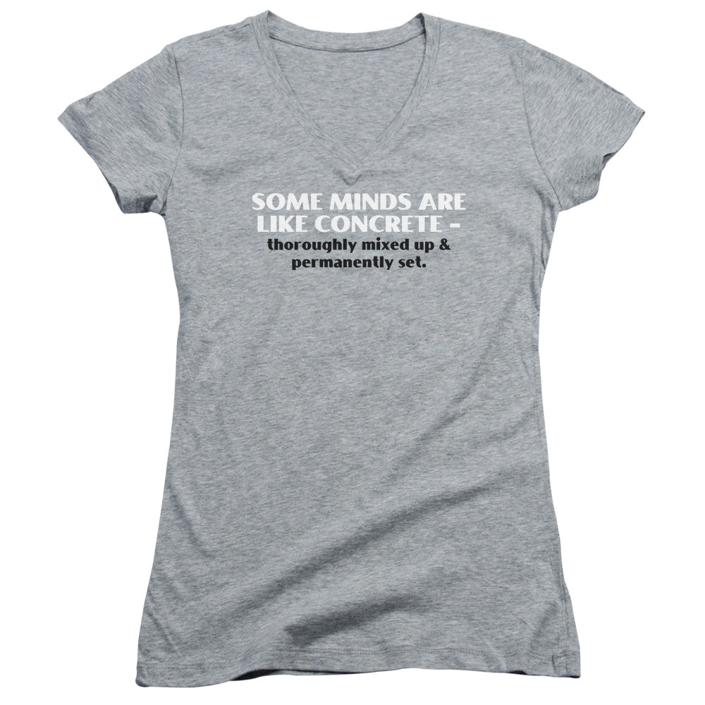 Minds Like Concrete - Junior V-neck - Athletic Heather