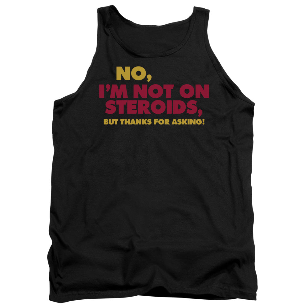 Not On Steroids - Adult Tank - Black