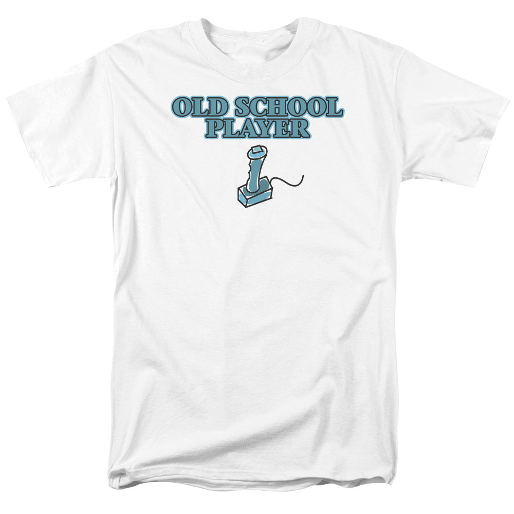 Old School Player - Short Sleeve Adult 18 - 1 - White T-shirt