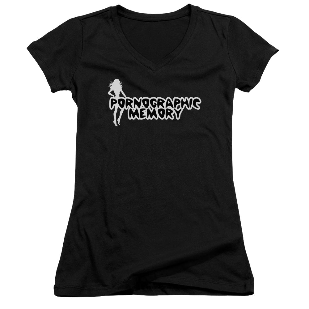 Pornographic Memory - Junior V-neck - Black