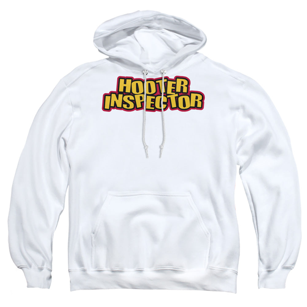 Hooter Inspector - Adult Pull-over Hoodie - White