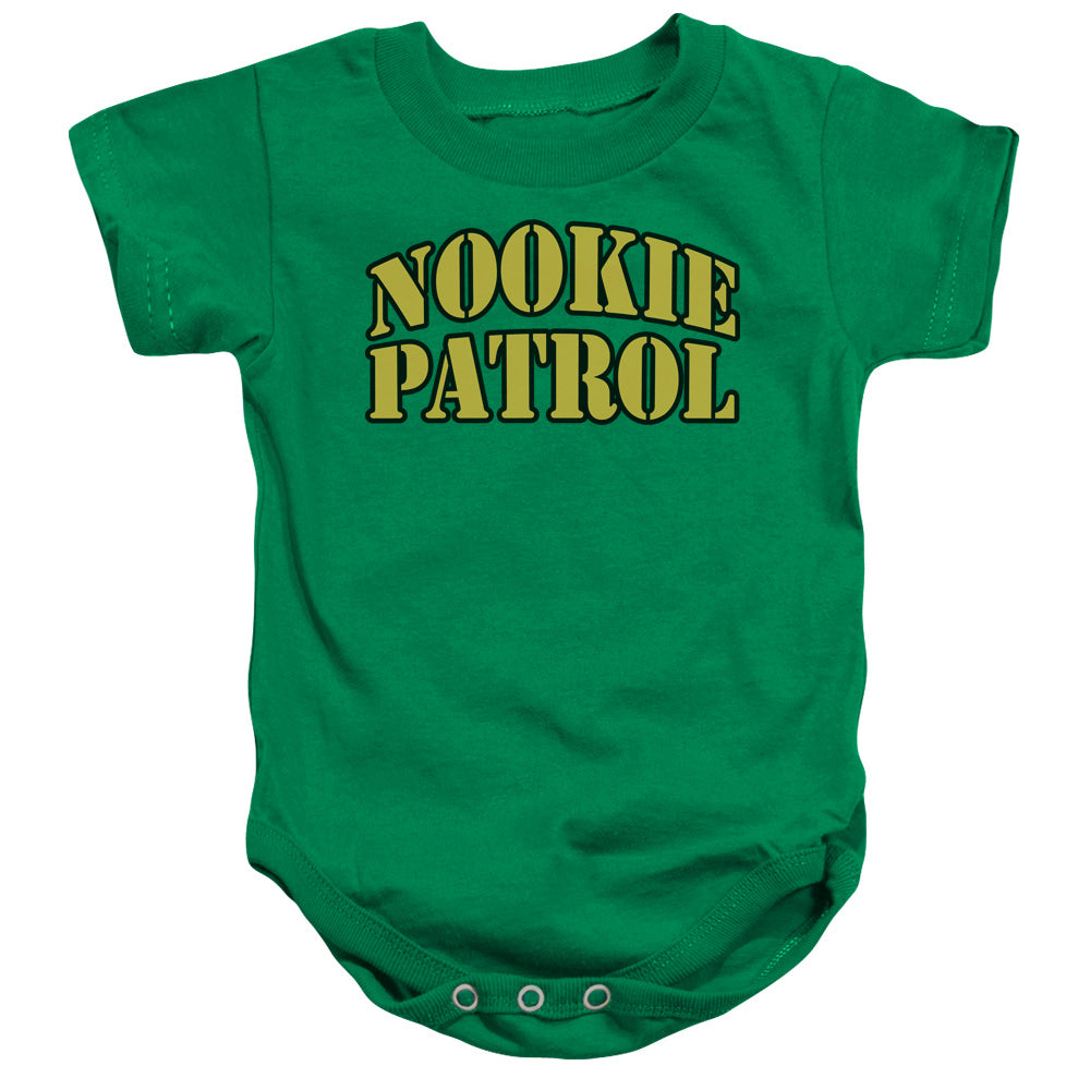 Nookie Patrol - Infant Snapsuit - Kelly Green