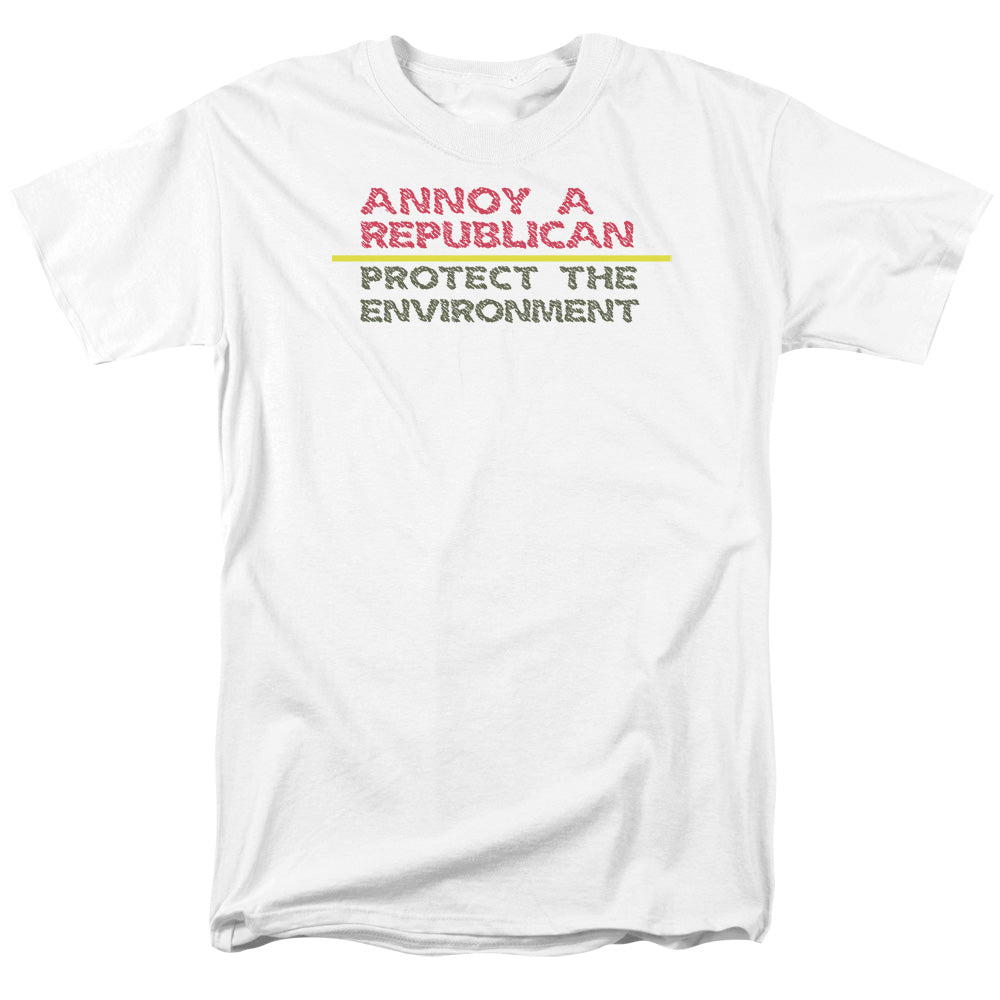 Annoy A Republican - Short Sleeve Adult 18 - 1 - White T-shirt