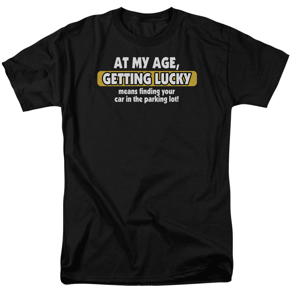 Getting Lucky - Short Sleeve Adult 18 - 1 - Black T-shirt