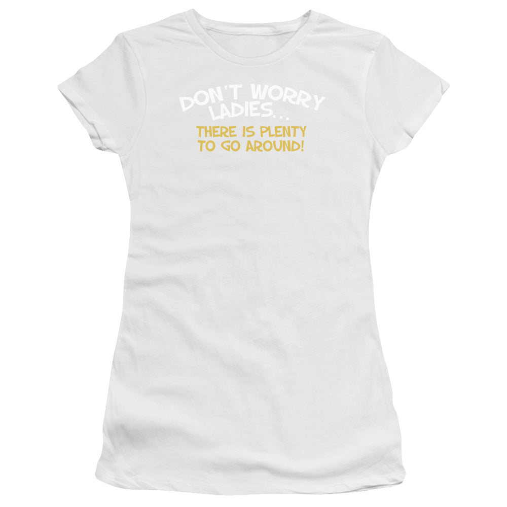 Dont Worry - Short Sleeve Junior Sheer - Navy T-shirt