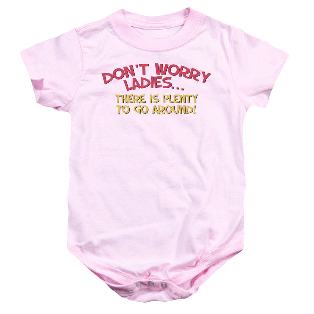Dont Worry - Infant Snapsuit - Pink