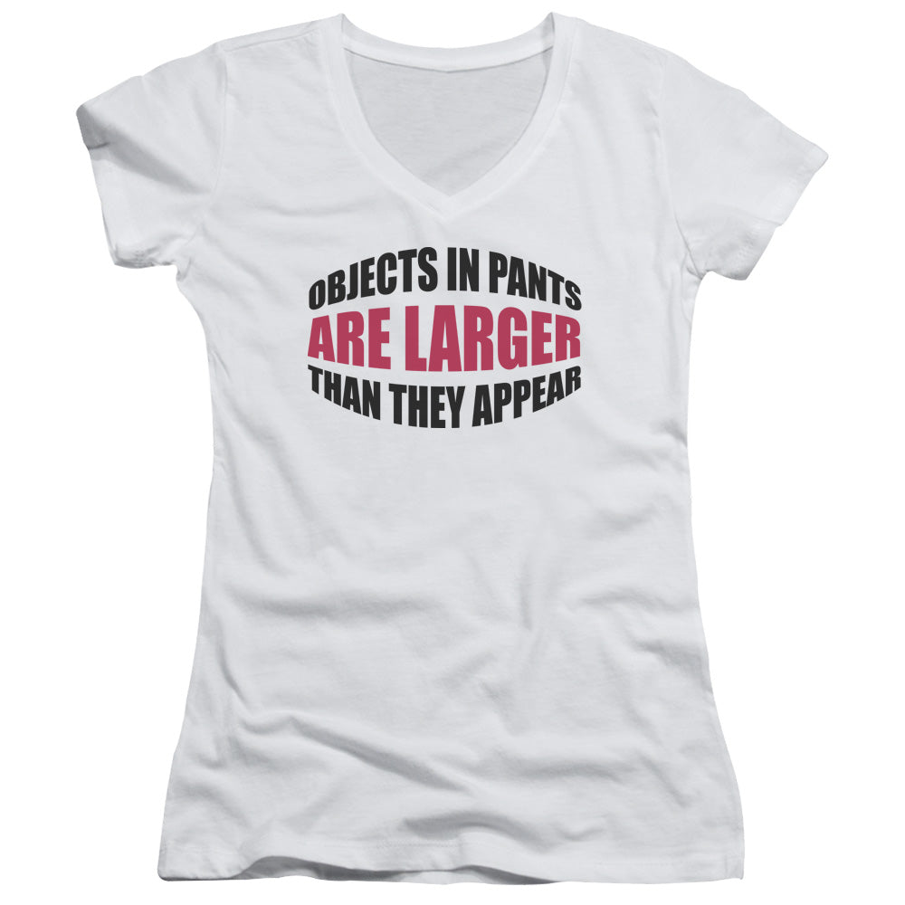 Objects In Pants - Junior V-neck - White