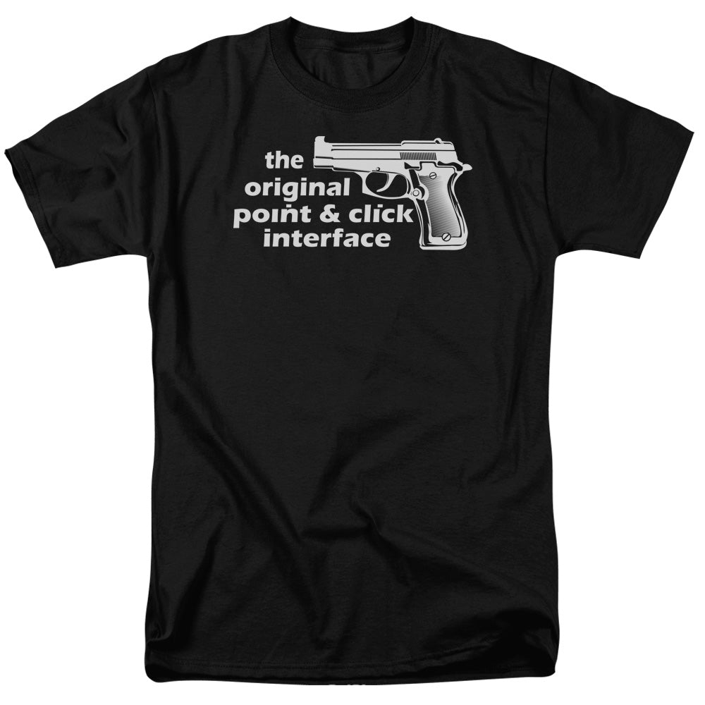 Point And Click - Short Sleeve Adult 18 - 1 - Black T-shirt