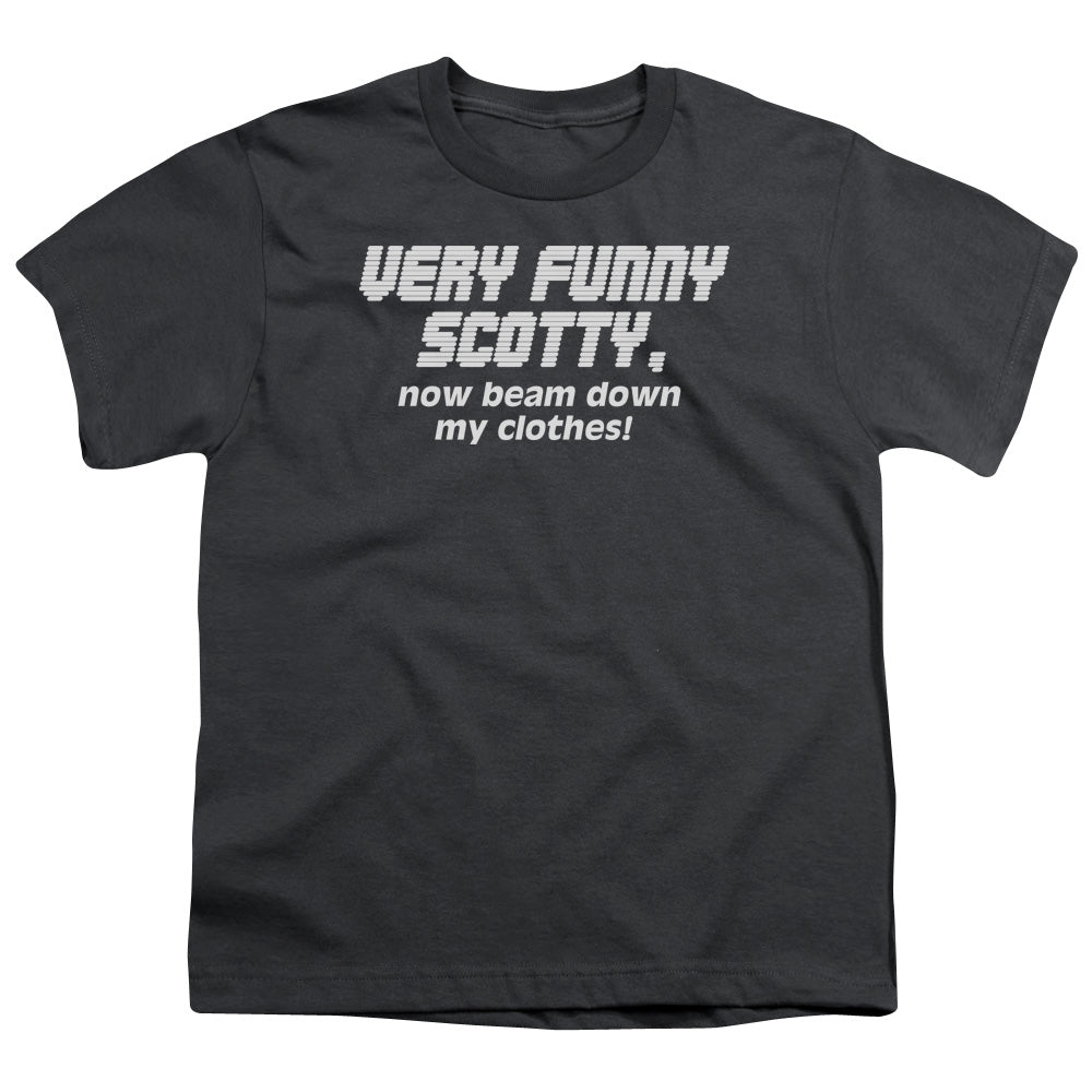 Very Funny Scotty - Short Sleeve Youth 18 - 1 - Charcoal T-shirt